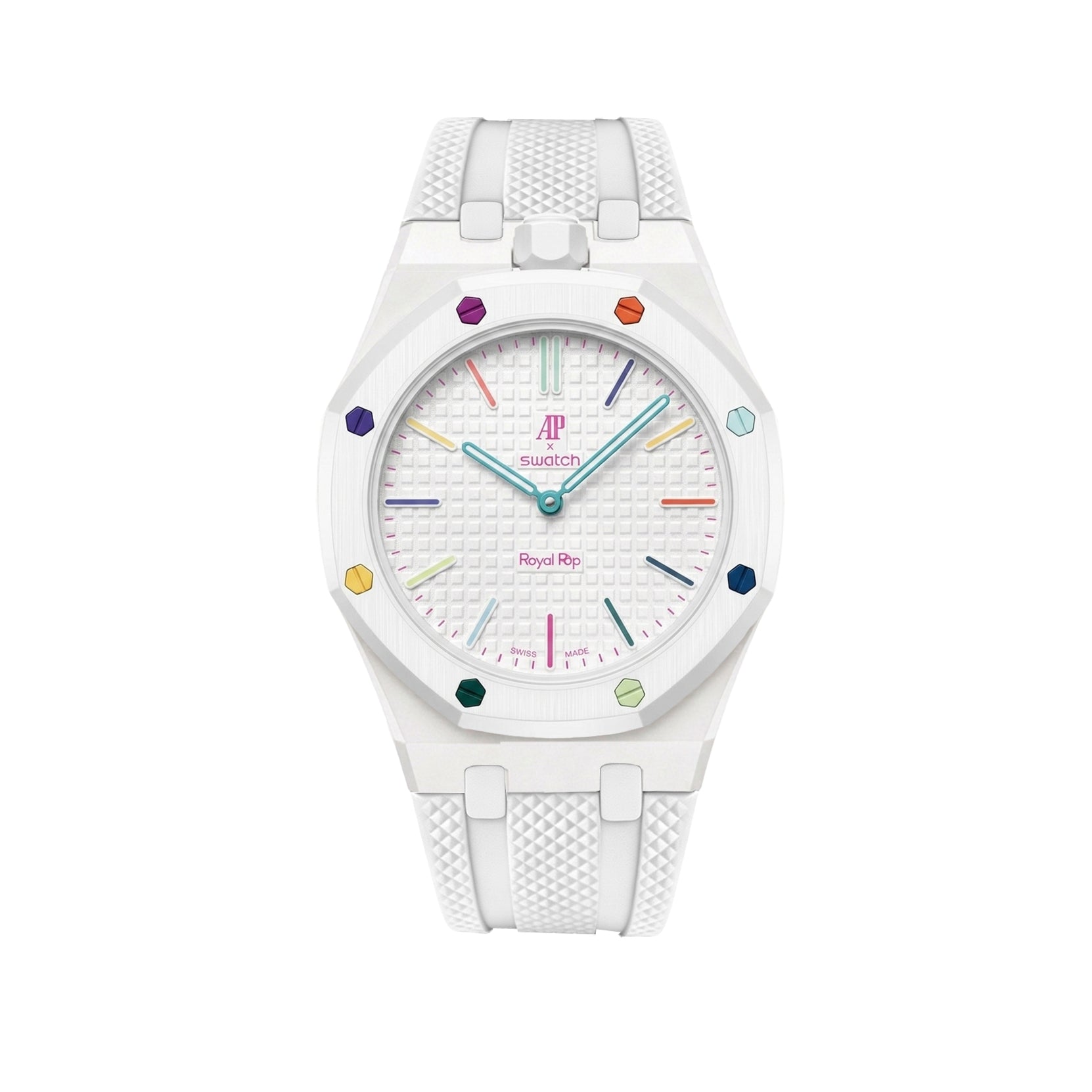 q*o様 AUDEMARS PIGUET swatch  Pop 白色 WRIST POP - HUIT BLANC – ARTRA Designs
